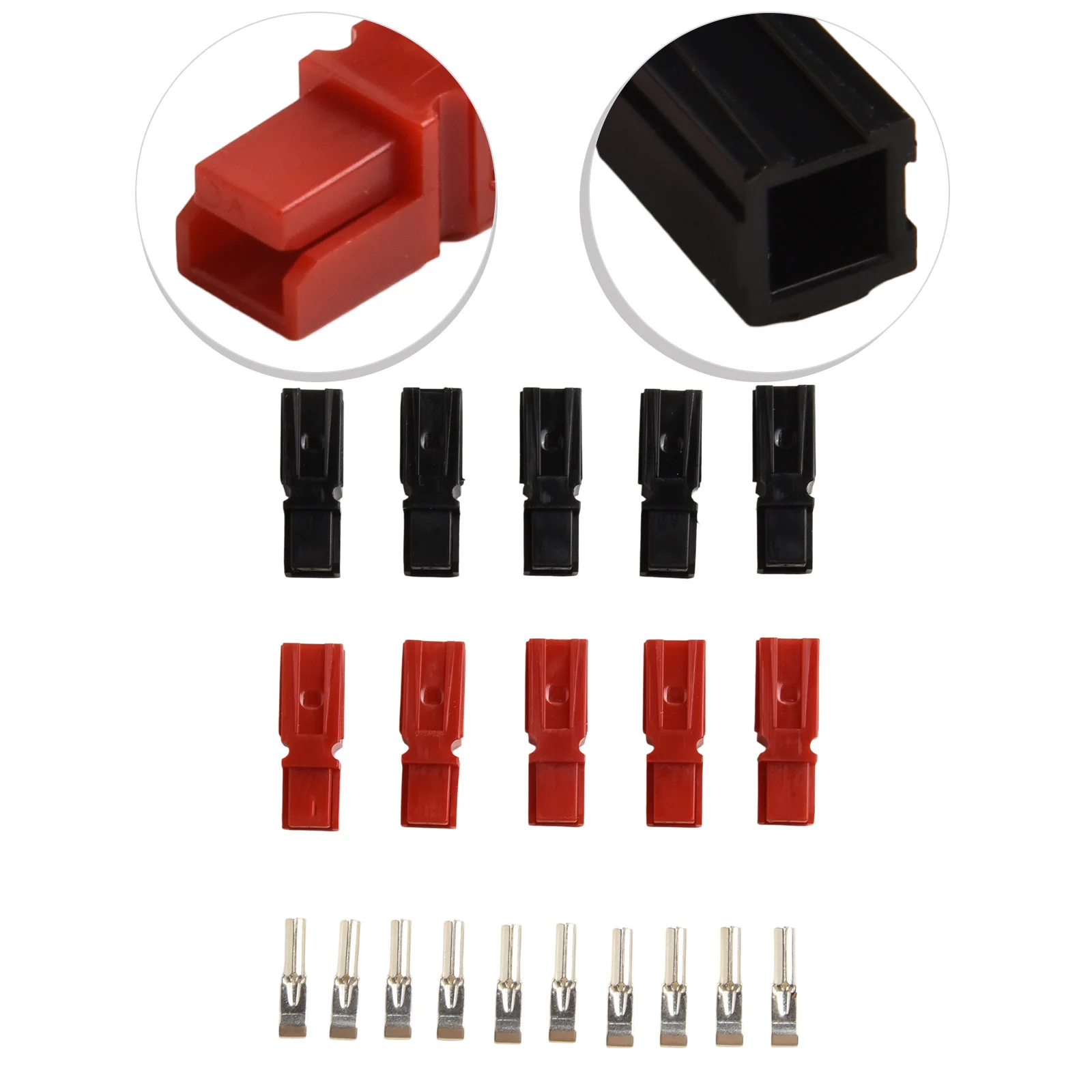 For Safe Power Transfer 600V Rated Voltage Power Connector Kit 15 45 Amp Connector High-quality Material For Electric Vehicles