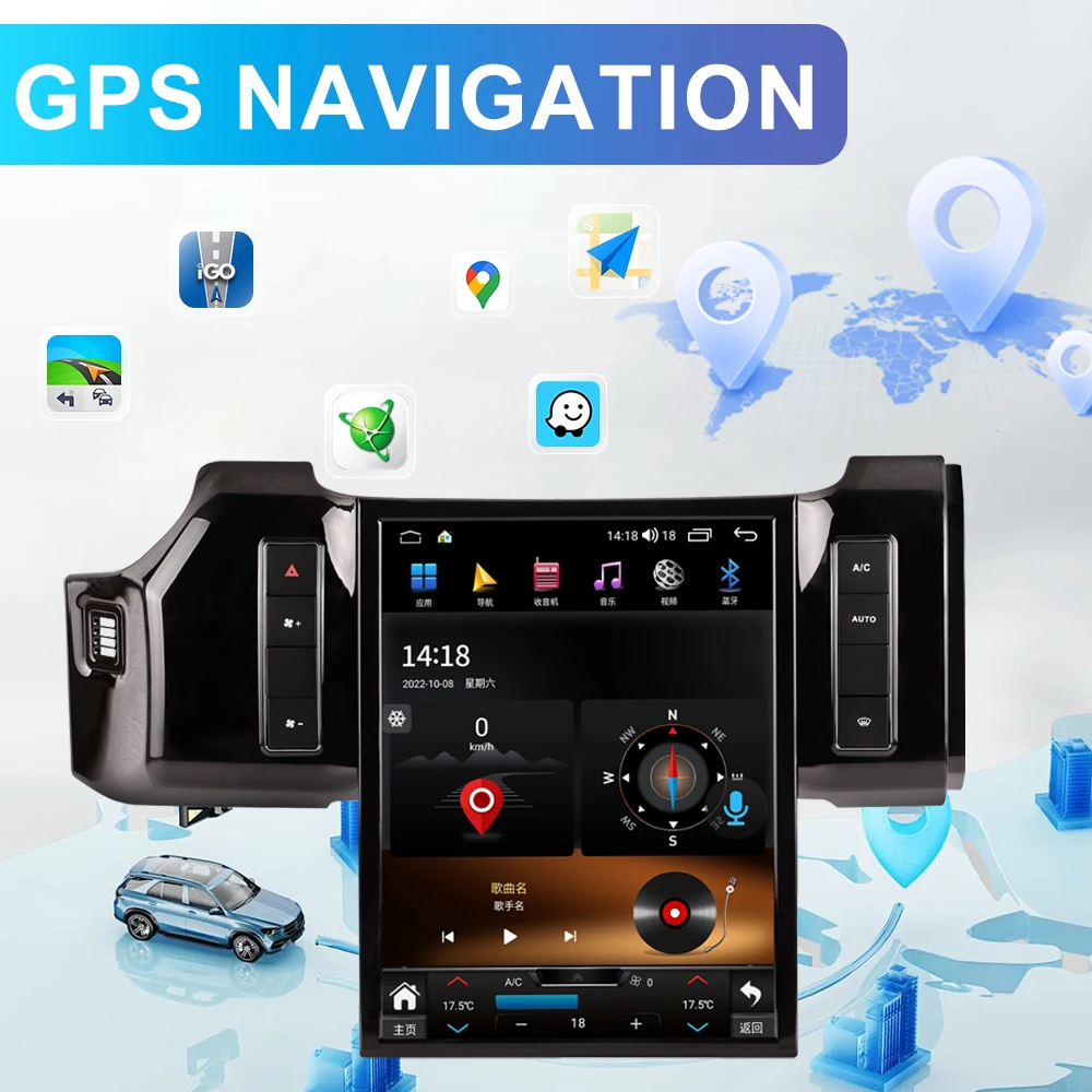 15" Touch Screen Fit for 2014-2017 Range Rover Sport L494 Android Car Radio DVD Multimedia Video Player GPS Navigation Carplay