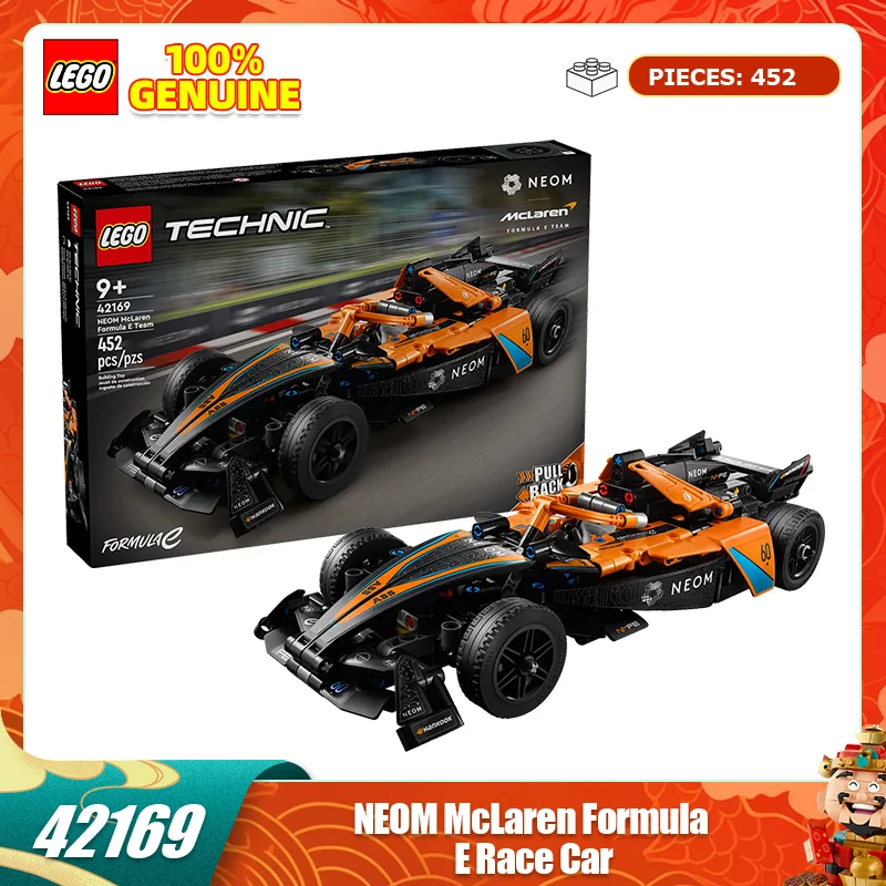

Конструктор LEGO Racing LG-42169 McLaren F1 Power Car, механическая сборка, игрушки для мальчиков и детей, подарки на день рождения