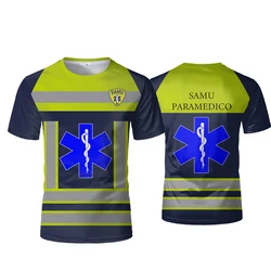 Classic Work Clothes Medical Worker Uniform Cosplay Healthcare Workers Comfort T Shirts Outdoor Casual Breathable Sports Tops