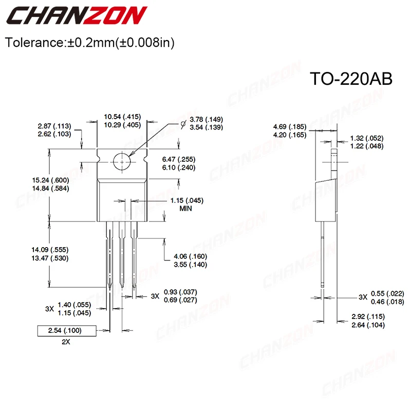 10 قطعة TO-220F TO-220 STF3NK80Z STF24N60M2 STF13NM60N STP10NK60ZFP IRF1405PBF LM1875T الطاقة Mosfet الترانزستور الدوائر المتكاملة #4