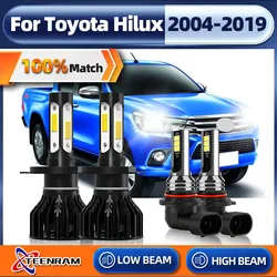 Car LED Headlight 40000LM 240W H4 Canbus Auto Headlamp 9006 HB4 Fog Lights For Toyota Hilux 2004-2014 2015 2016 2017 2018 2019