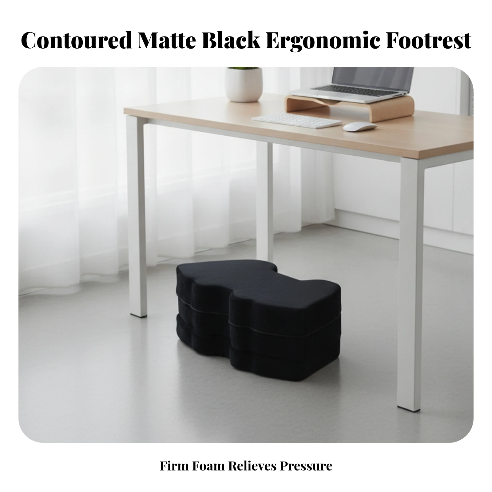 高さ調節可能なフットレストクッション、デスク下用多層フットレ - Footrest Under Desk のレビューと価格
