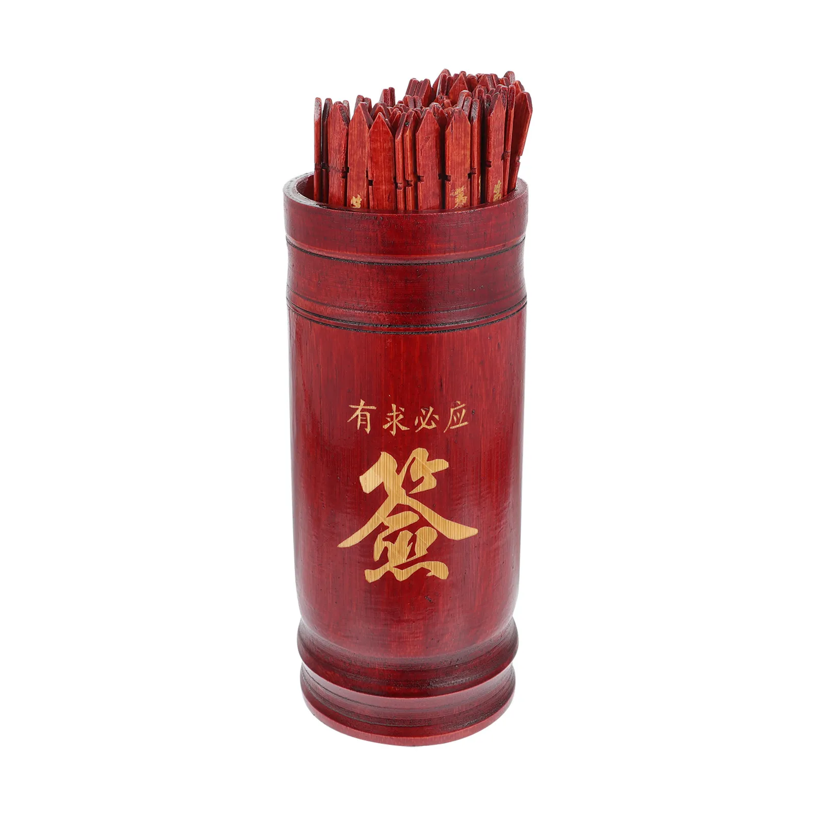 

1 Set Guanyin Divination Sticks Premium Paper Wood Buddhist Divination Game Prop for Home Temple Family Gathering Fun