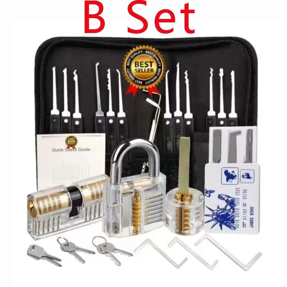 Schlossöffner-Set zum Entfernen Gebrochener Schlüssel, Auto-Schlüsseldienst-Werkzeuge, Schlüssel-Extraktor, Schlossöffner-Handwerkzeuge
