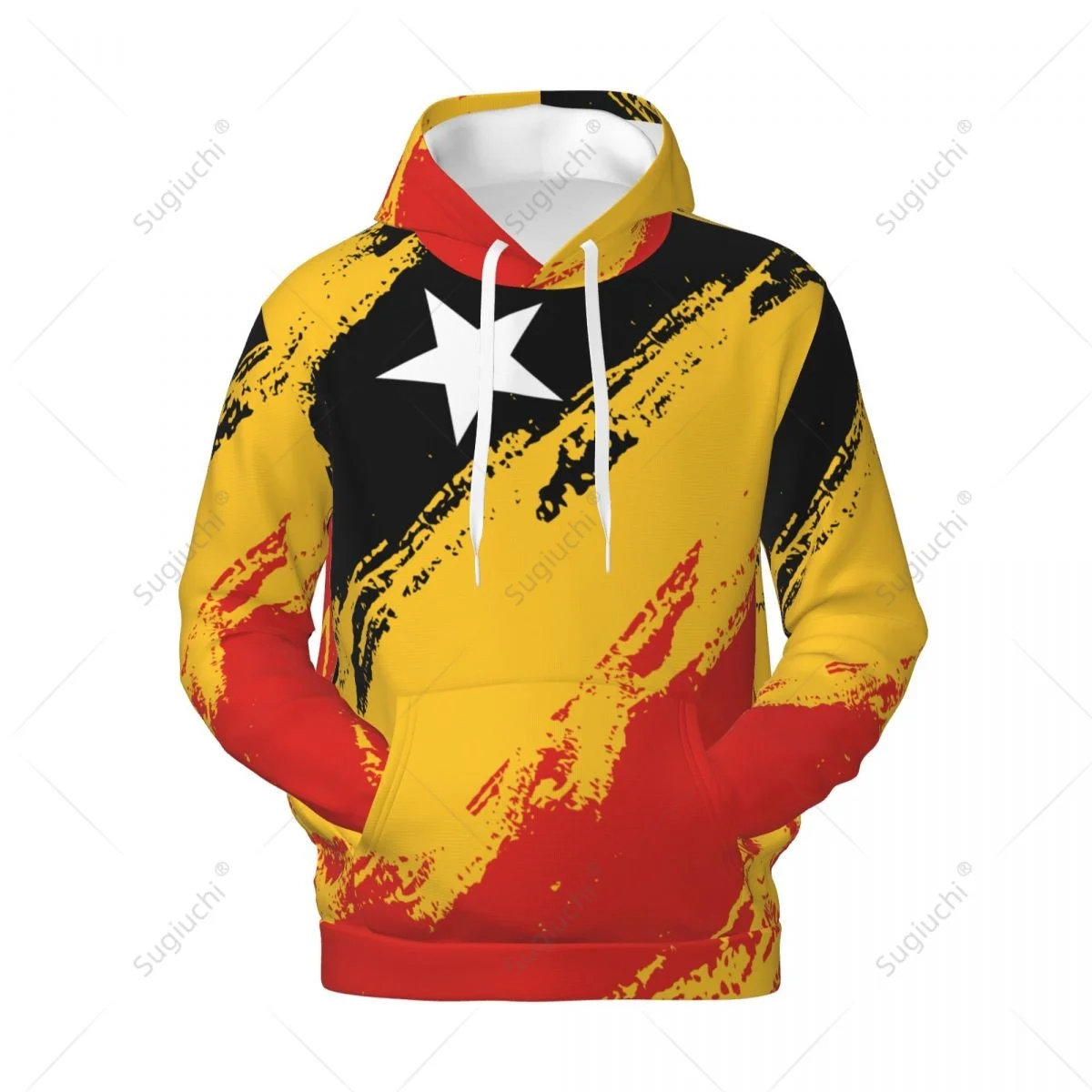 Unisex East Timor Flag Color Hoodie 3D Men Women Harajuku Sweatshirt Pullover Hoodies Polyester Casual