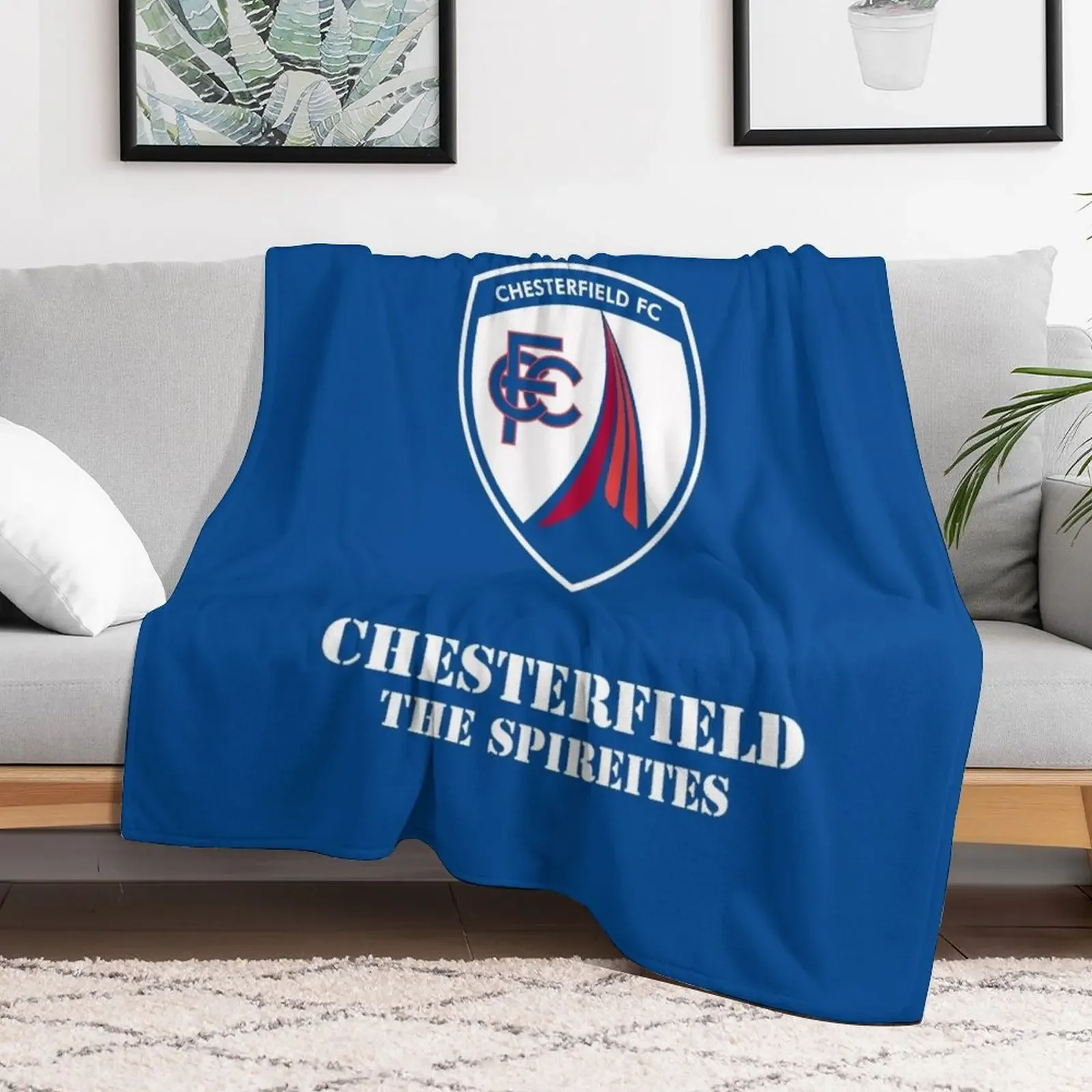 CHESTERFIELD FC Throw Blanket Decorative Throw Blankets For Sofas valentine gift ideas Flannels Blankets