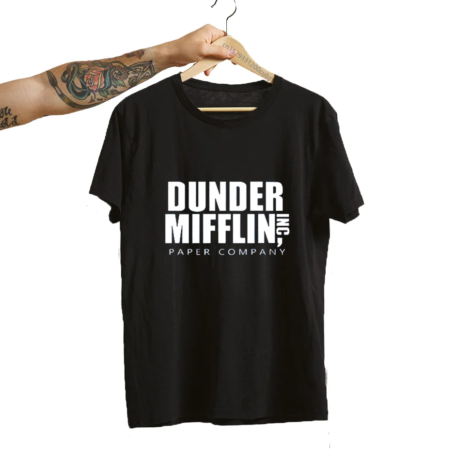 Dunder Office Mifflin,Ing Paper Company T-shirts Women Short Sleeve Casual T Shirt Harajuku Fashion Top Tee