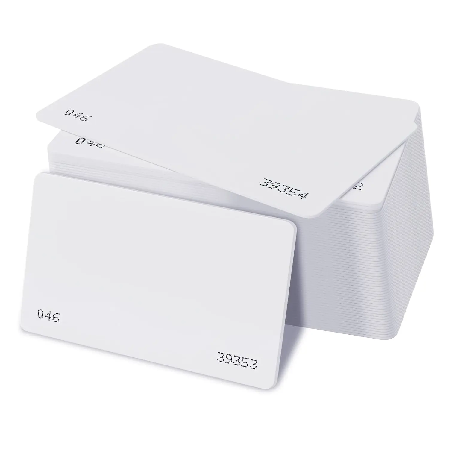 

100pcs 26 Bit Proximity CR80 Blank Printable Cards, Compatible with ISOProx Readers and Access Control Systems