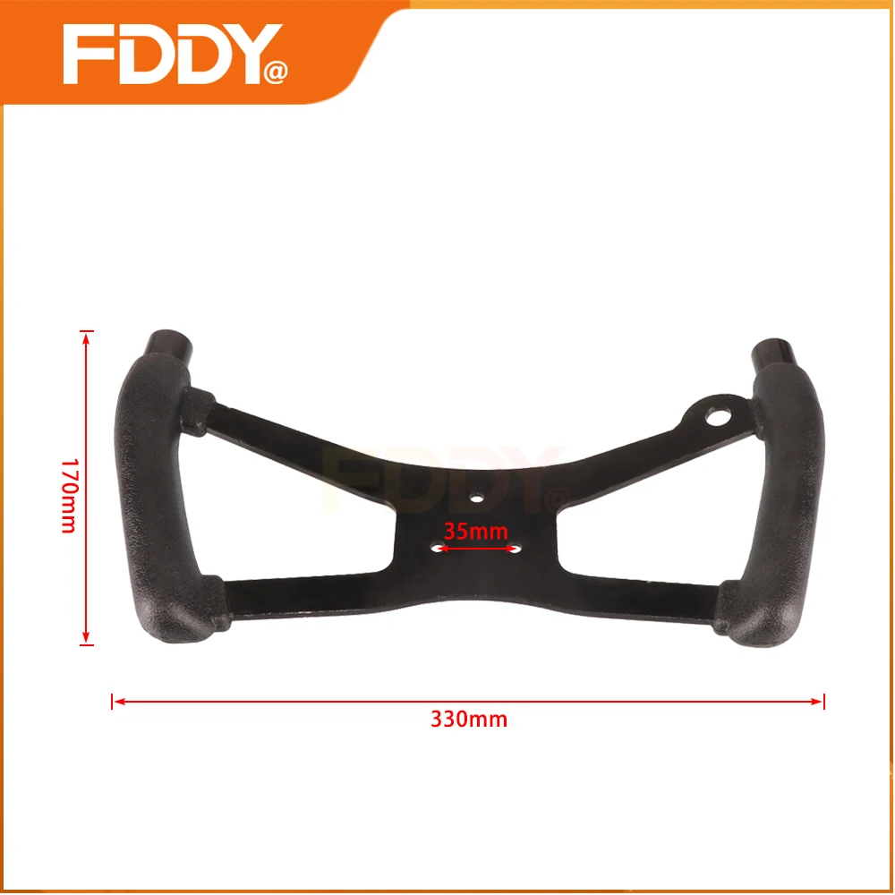 FDDY 330*170mm Go Kart Steering Wheel Butterfly Style H Style Karting Steering Wheel For Riding Lawn Mower Racing Go Kart Parts