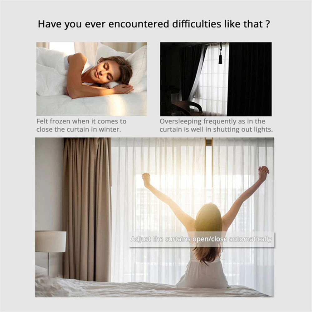 투야 지그비 와이파이 전기 스마트 커튼 모터, 지능형 엔진, 스마트 홈 리모컨, 알렉사 구글 홈, 스마트 라이프 앱