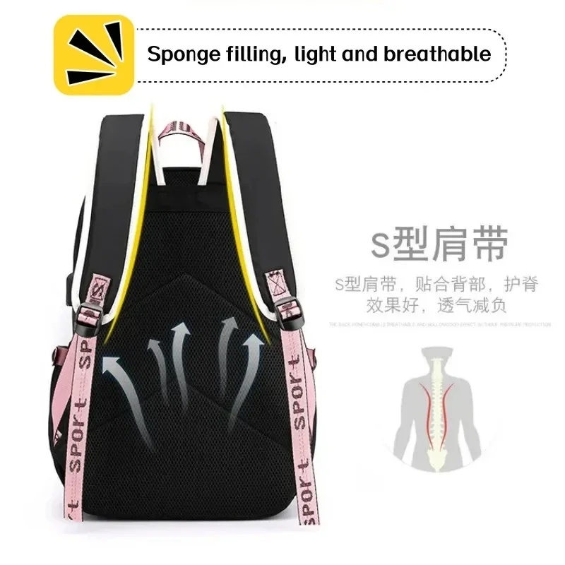 Aphmau Anime zaino Cosplay Unisex studenti borsa da scuola Cartoon Bookbag zaino da viaggio per Laptop borsa da esterno