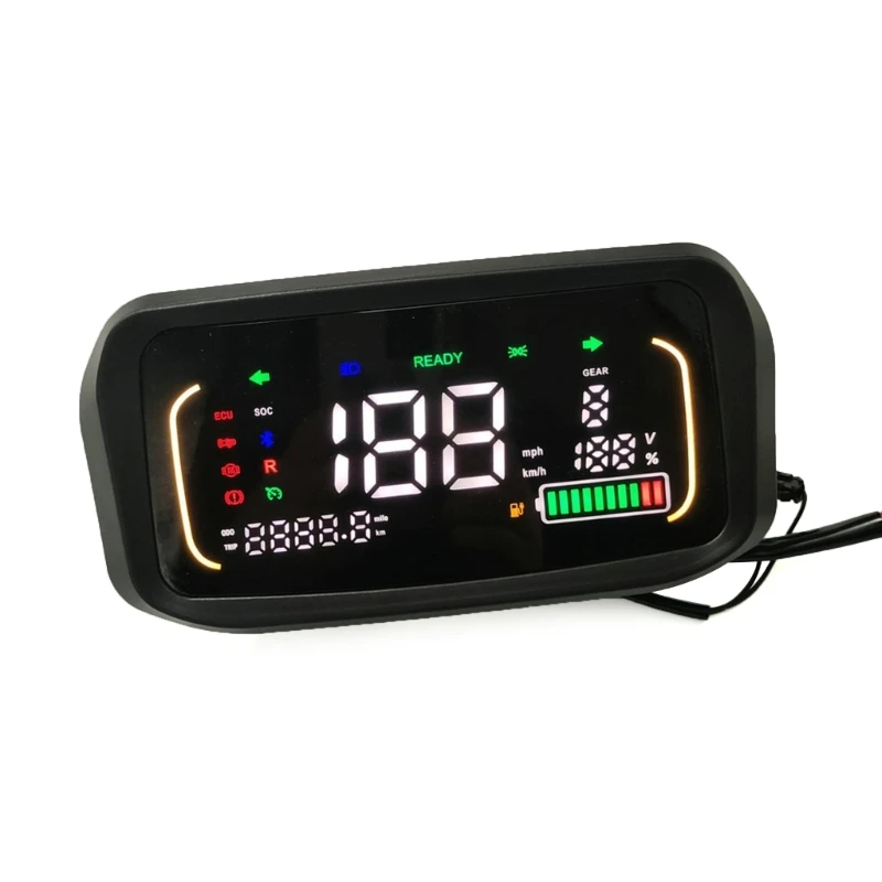 2025 New N7 Electric Bike Dashboard Supports 48V 60V 72V Featuring Clear LED Screen and Simple Designs Enhances Riding