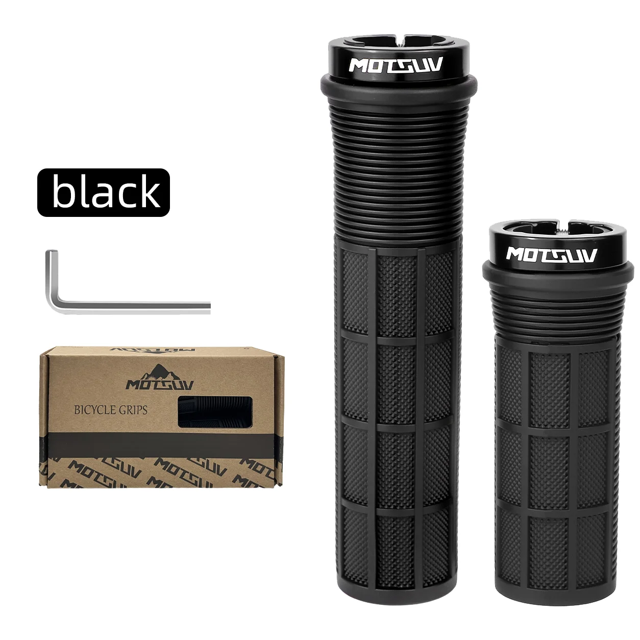 AliExpress MOTSUV Mountain Bike Handlebar Grip, Long and Short Aluminum Ring, Locking Bar End, Shifter Twist Grip, Cyclist Handlebar, Foldi