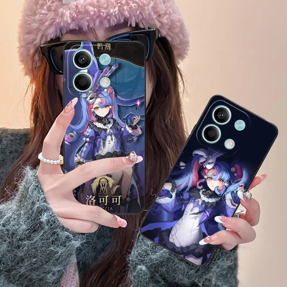 

Wuthering Waves Roccia Phone Case for Xiaomi Redmi Note 14 13 12 11 A5 3 2 1 Pro Plus 4G 5G Colour Printing Cover Luxury