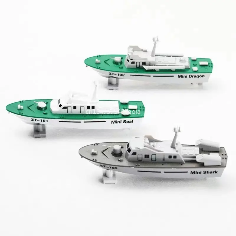 New DIY puzzle electric simulation yacht model toy science education RC ship model student competition equipment