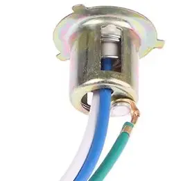 Headlight Bulb Socket Lamp Holder Ignitor Wire Motorcycle Electric Vehicle Single Claw Headlight Lamp Holder