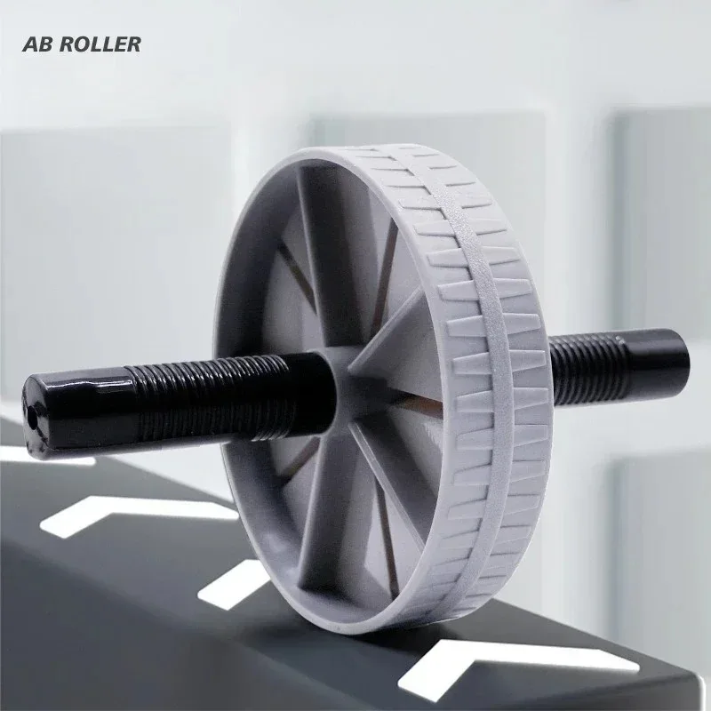 1Pcs Abdominal Wheel Strong Load Bearing Non-slip Roller Strengthen Muscle Exercise Equipment Fitness Training Home Use Silent