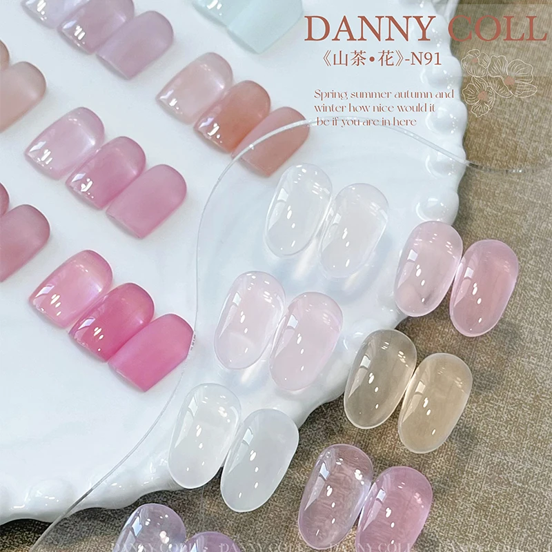 DANNY COLL 2025 New Hot Sale 31 Colors Jelly Color Nail Gel Set HEMA-Free TPO-free Non-Toxic UV Gel Kit for Nail Salon Wholesale