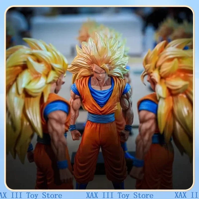 

Hot Jt Toy Dragon Ball Anime Figure Son Goku Figurine Ssj3 Goku Figurine Super Saiyan Goku Figures Gk Statue Model Boy Gift