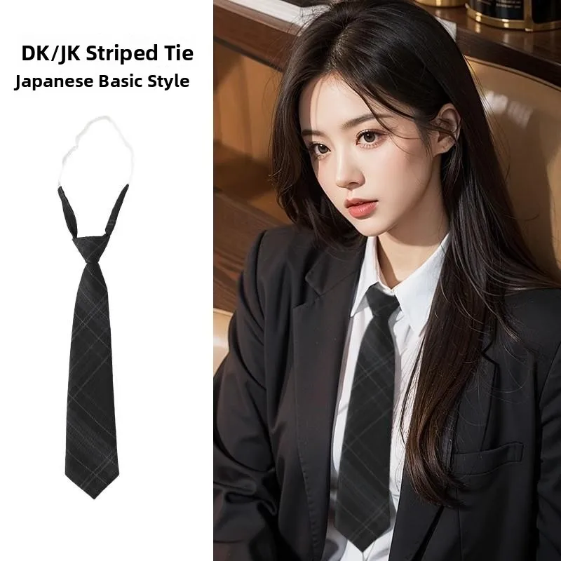 black-women's-no-tie-college-style-shirt-decorative-bow-tie-fashionable-formal-small-jk-bow-tie-trendy-accessory