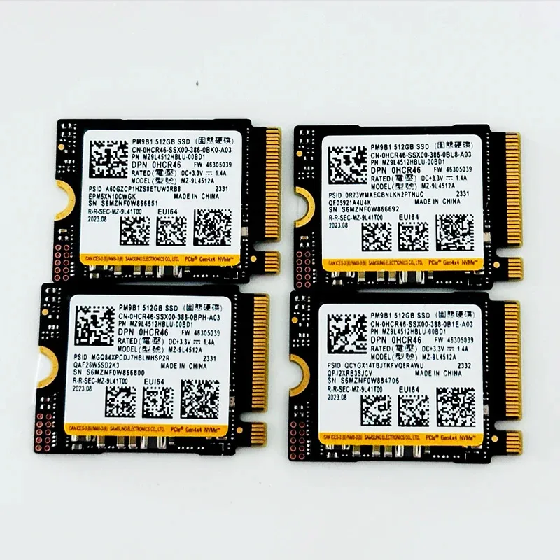 Original SSD FOR Samsung PM9B1 512GB 256GB 128G 2230 solid-state drive M.2 PCIe4.0NVMe laptop desktop system disk