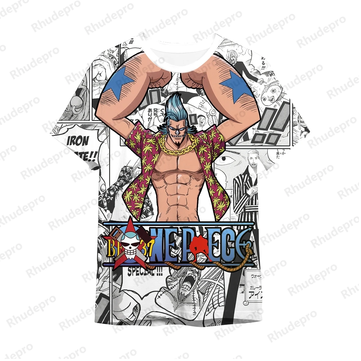 Monkey D rufy Men Gift Fashion t-shirt Y2k One Piece Roronoa Zoro Streetwear bambini top abbigliamento abbigliamento manica corta