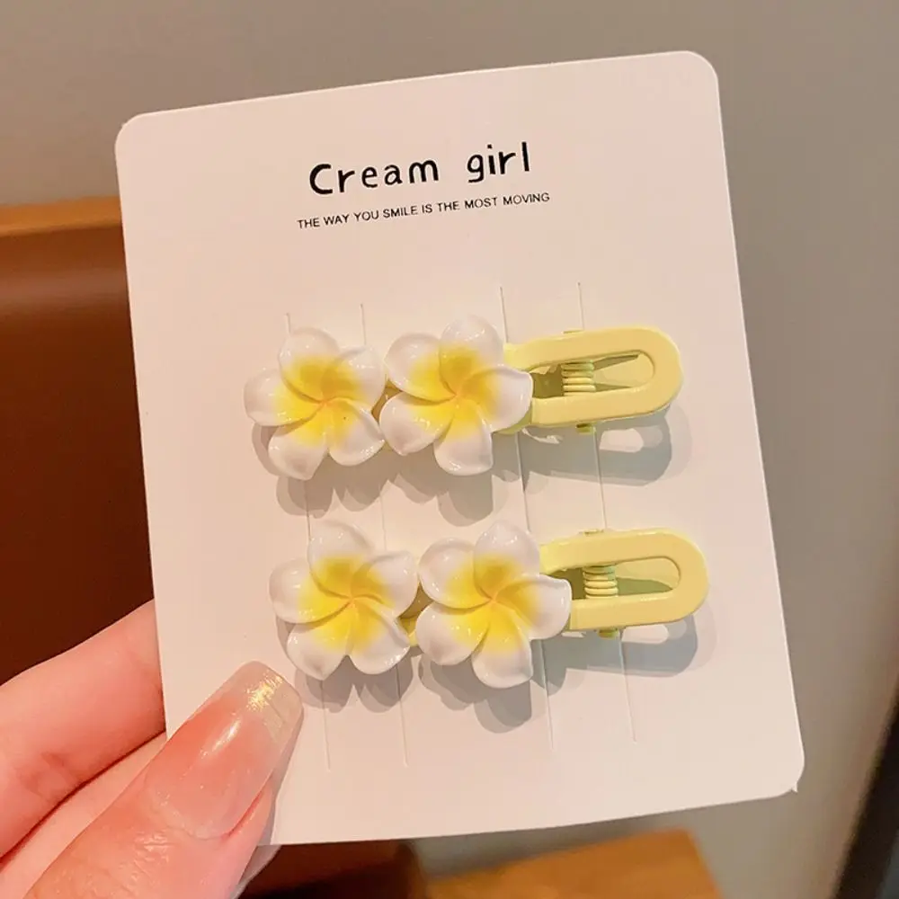 

2/5PCS New Resin Hair Clip Mini Cherry Blossom Headrope Sweet Sweet Fairy Hairpins Girls