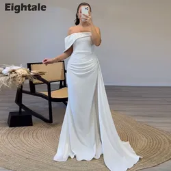 Eightale New Evening Dress Sequin Prom Gown Mermaid Customized White Ivory Arabic Wedding Party Dresses Robes De Soirée