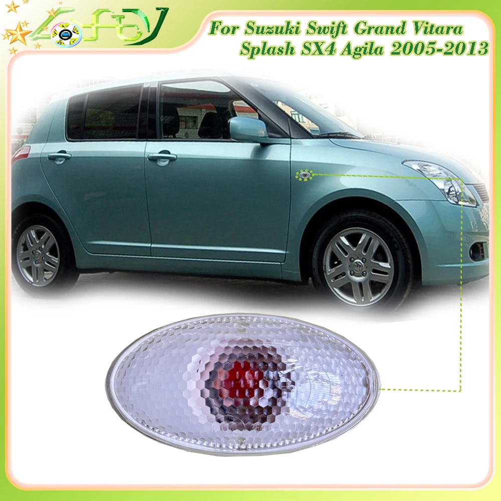 Lofty For Suzuki Swift Grand Vitara Splash SX4 Agila 2005-2013  Alto Car Side Turn Signal Light Fender Marker Repeater Lamp