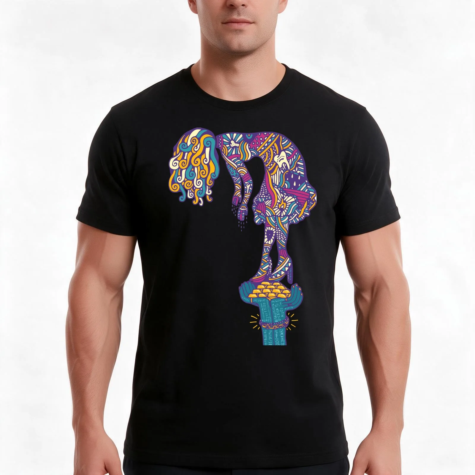 Supermodel - Foster the People T-Shirt, Summer Casual Cotton Tee, Oversized Streetwear Tops, Vintage Graphic Print, 100% Cotton