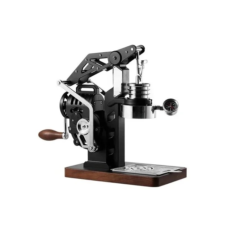 

Portable Manual Espresso Maker - 19Bar All-Mechanical Camping Coffee Gear - Travel-Friendly for Outdoor Brew