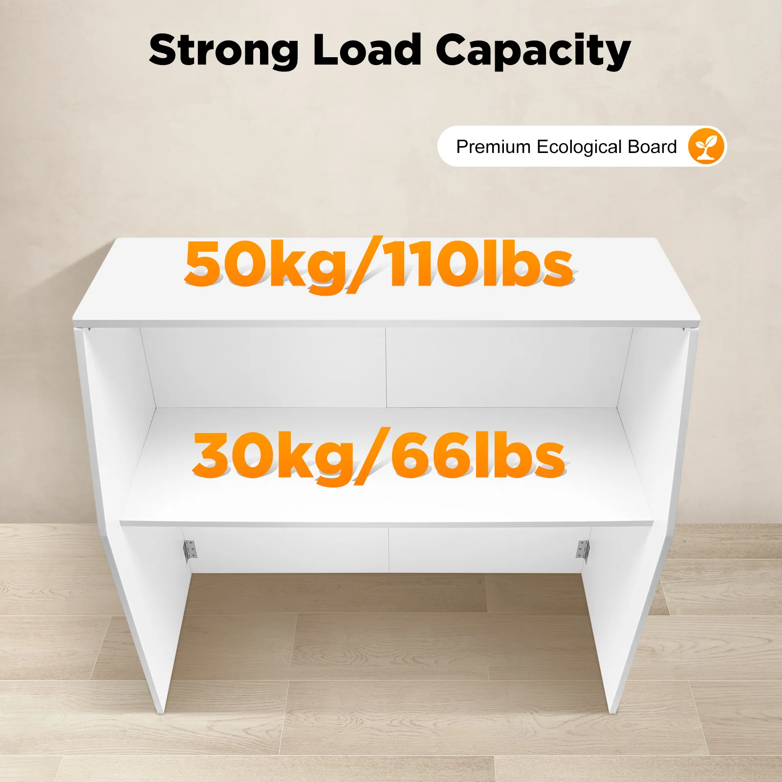 Verhoog uw feelervaring! 2-laags mobiele barkast met een laadvermogen van 50 kg, perfect voor huwelijkstuin en cocktailparty's