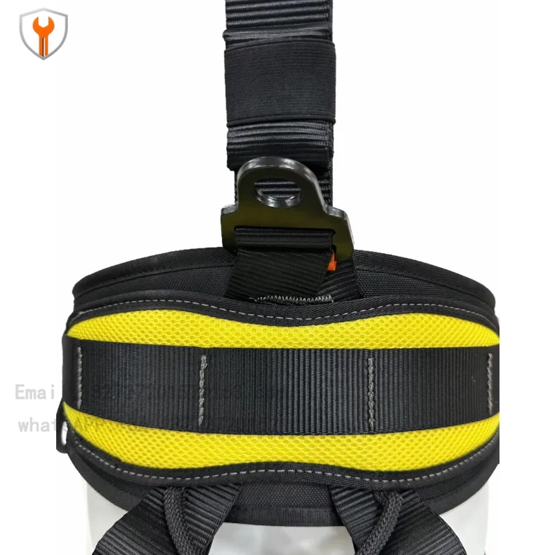 

Five Point Adjustable Climbing Strap Comfort Polyester Outdoor Rescue Gear High Strength Fall Protection