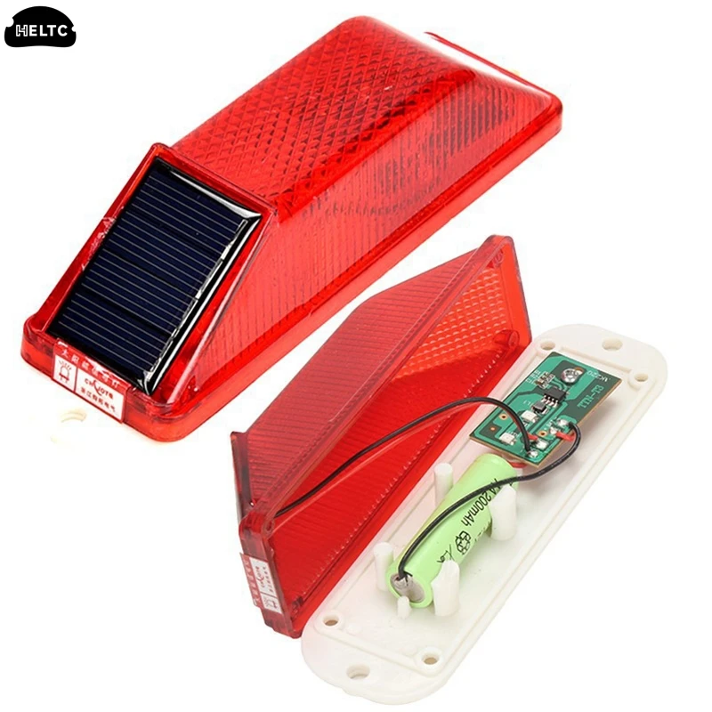 Rechargeable LED Solar Strobe Warning Lamp Solar Night Driving Traffic Safety Cautionled LED Light Chip Control Car Accessories