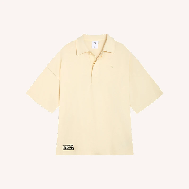 

Puma Genuine Summer Unisex Oversized Badge Lightweight Breathable Short-Sleeve Polo Shirt 631557-87