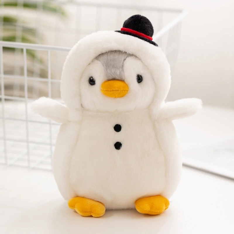 F19f boneca dormir pinguim brinquedo pelúcia pinguim pelúcia brinquedo agradável brinquedo dormir