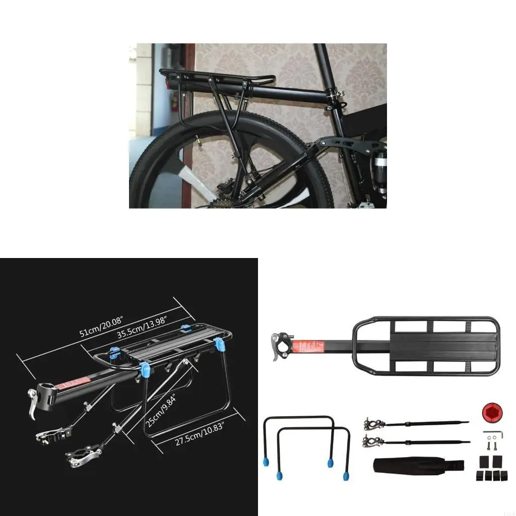 

Велосипедные велосипеды велосипедные велосипедные стойки алюминиевый груз задней стойки на полке велосипедной стойки для сиденья