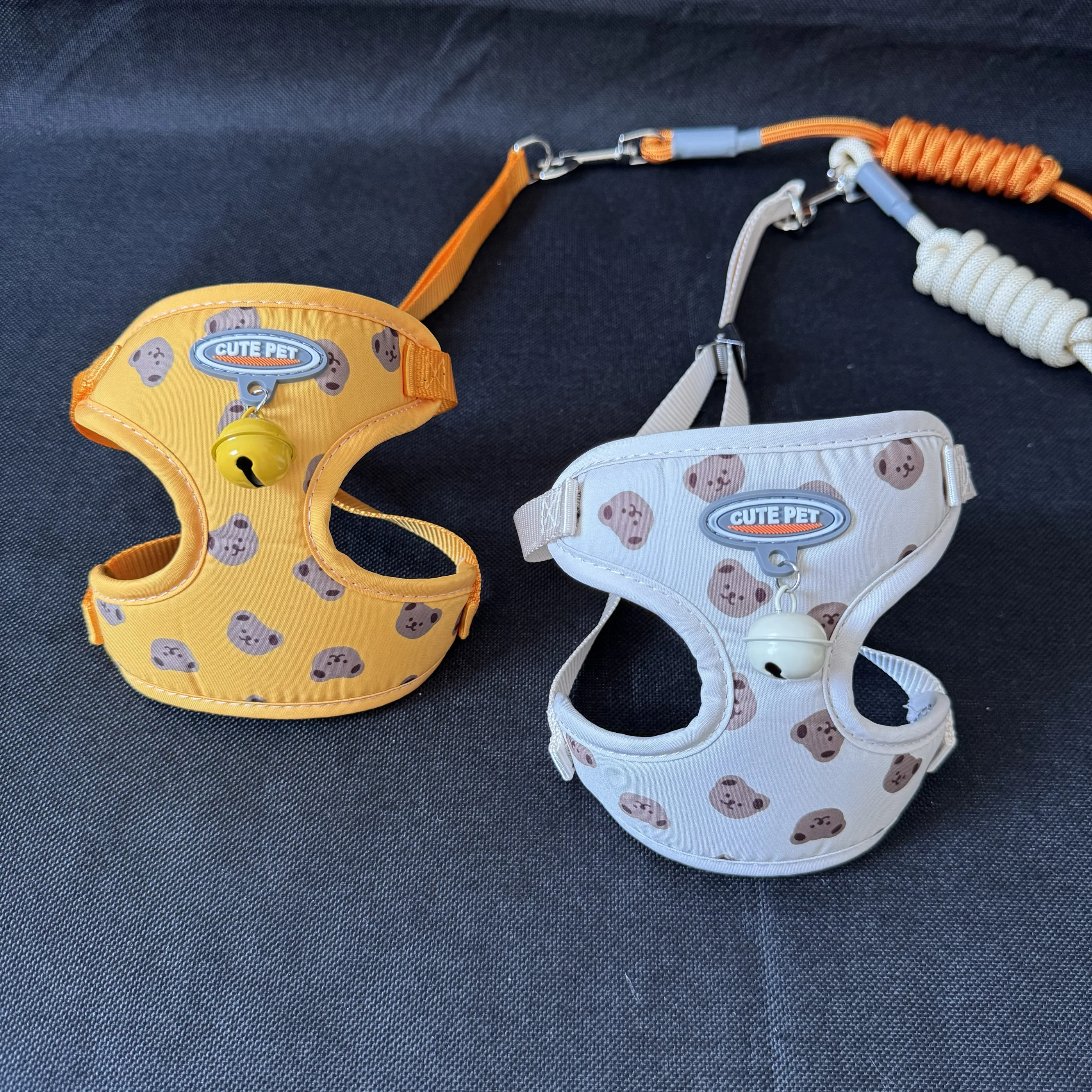 

Жилет No-Choke Dog Lea Sle для маленьких собак Harn Corgi Bichon Teddy, нагрудный ремень для средней собаки, удобная веревка