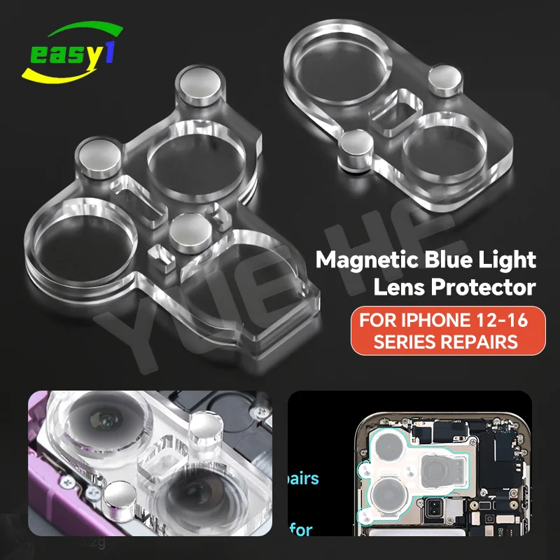 MECHANIC CP23 磁気ブルーライトレンズプロテクター iPhone 12-16Promaxモデル用 携帯電話修理用 防塵カバーツール