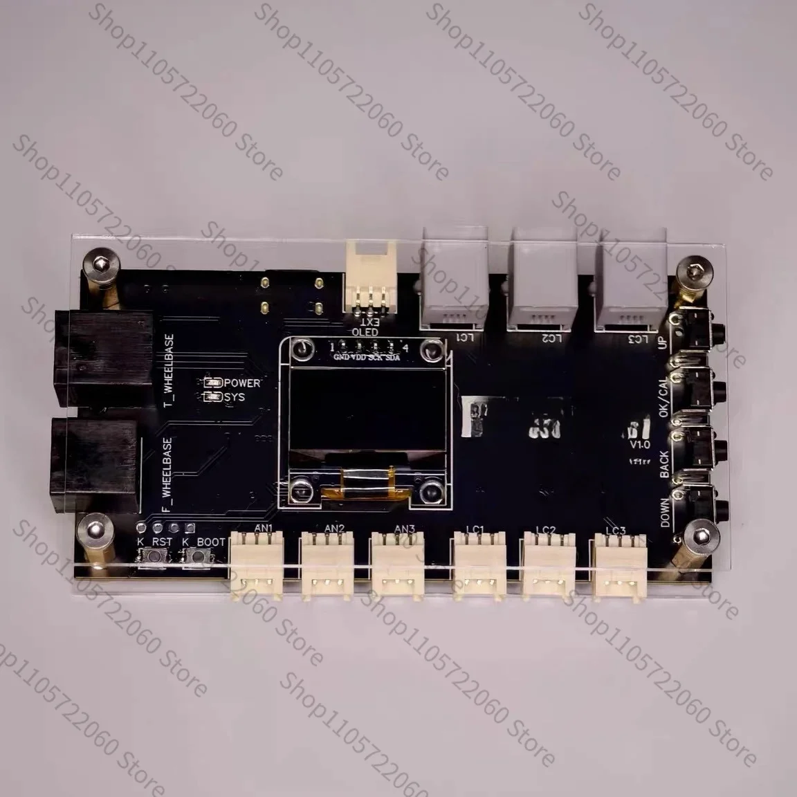 For FanaScam V1.0 Dual-mode Pedal Control Box, Racing Simulator Pedal Adapter Module, Signal Conversion Accessory Fit RS50