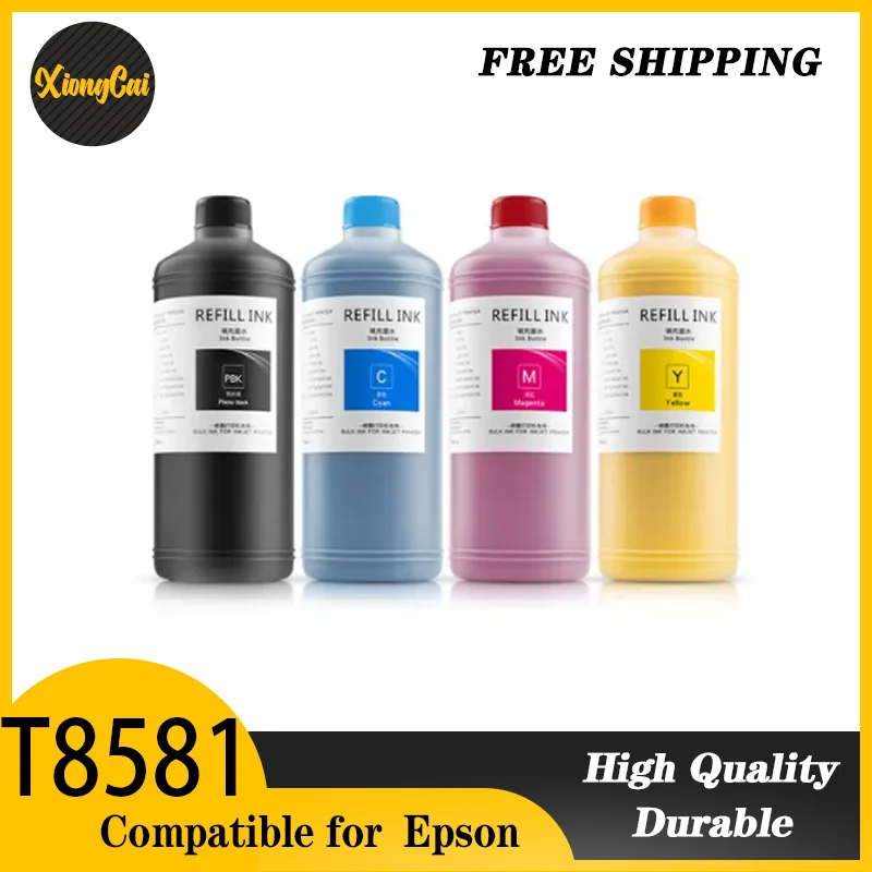 T8581 T8871 T02Q1 T02S1 T02Y1 Premium WaterProof Pigment Ink For Epson WF-C17590 C20590 WF-C20750 WF-C20600 WF-C21000 Printer