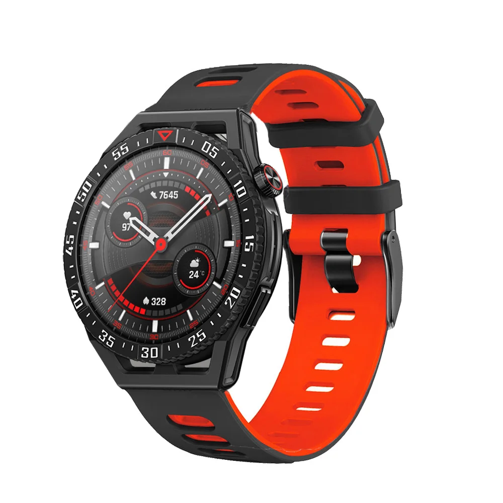 2 قطعة 20 22 مللي متر سيليكون حزام لهواوي ساعة GT3 GT 3 42 46 مللي متر الرياضة معصمه GT 2 GT2 برو استبدال سوار حزام اكسسوارات