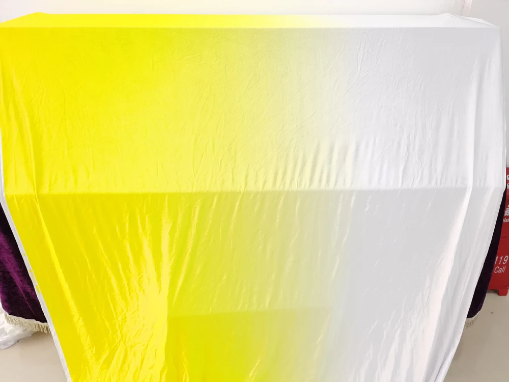 1 Meter x 1,5 Meter Graduell verlaufender Ombre-Strickstoff aus Spandex für Trainingskleidung und lateinamerikanische Tanzbekleidung – Detail 7