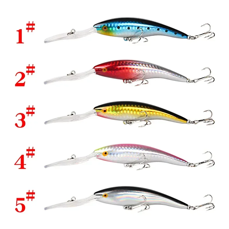 1pcs 15.8cm 14.5g Deep Diving Jerkbait Artificial Hard Bait Fishing Wobblers Minnow Lure for Bass Pike Carp Fishing Tackle