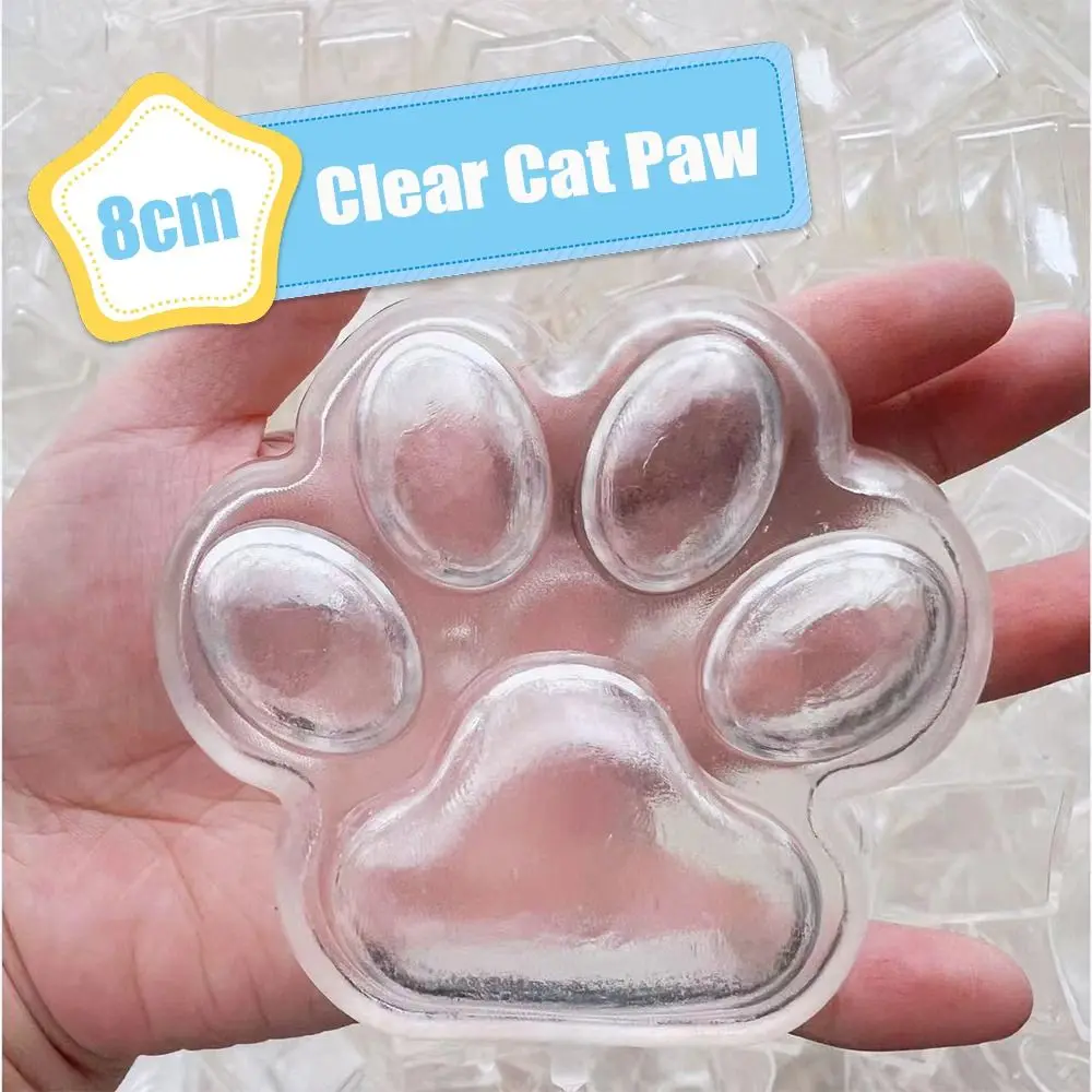 New TRP Empty Ball Skin Clear Cat Paw Decompression Casting Molds Tool Handmade Slow Rebound Cat Paw Mould DIY Toy Accessories