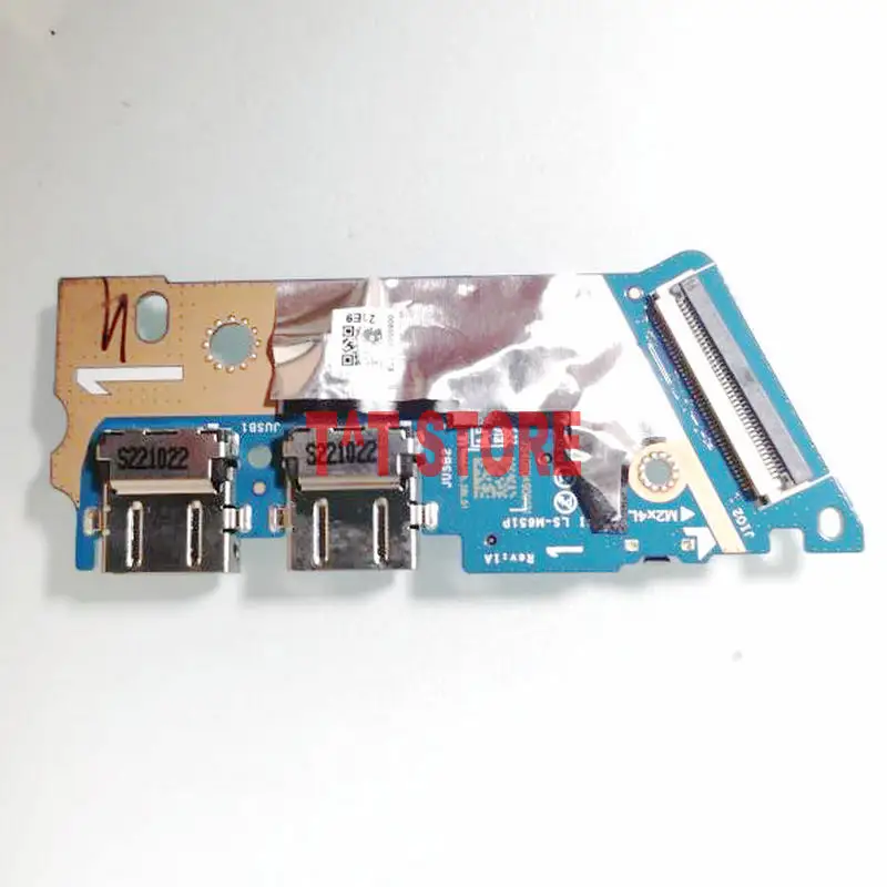 Original For Lenovo Slim 5 14IAH8 14IRL8 Laptop Power Botton Switch USB SD carder reader IO Board LS-M651P 5C50S25500