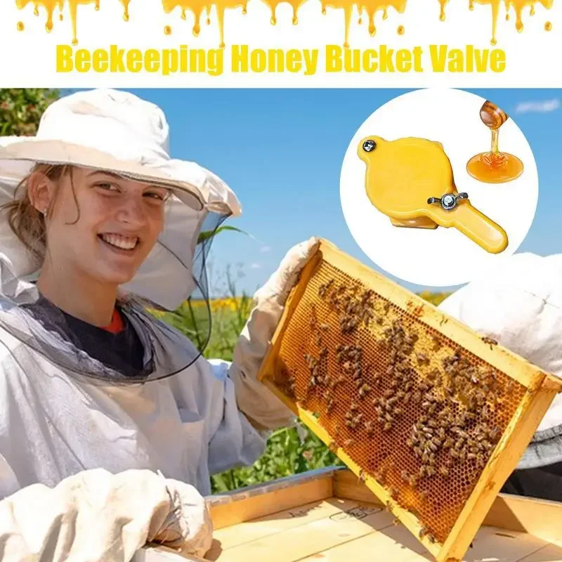 1pcs Bee Honey Tap Gate Valve Extractor Bottling Honey Extractor Machine Hive Equipments Beekeeping Tools