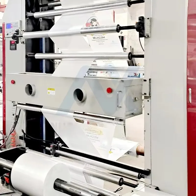 Customized Automatic 6 Colors Printing Press Machine Flexo Press Non-woven Plastic Film Bag Flexographic Printing Machine - view 2