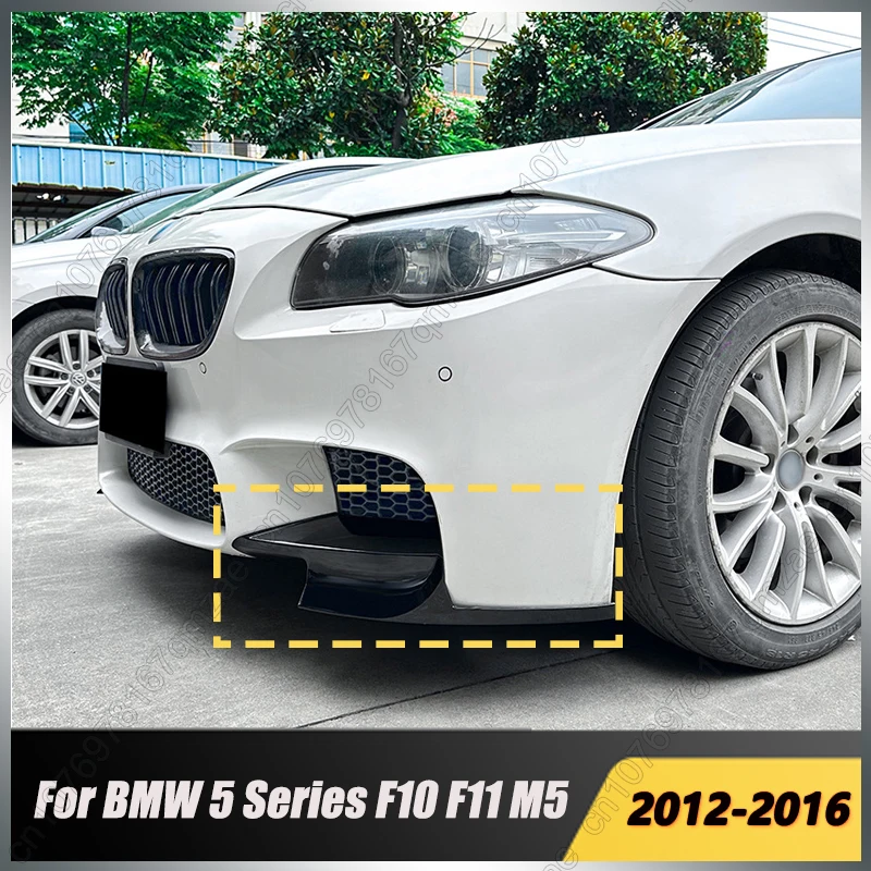 

2 шт. автомобильный передний бампер, разделитель для губ, диффузор, комплекты кузова для BMW 5 серии F10 F11 M5 2012-2016, угловой разделитель бампера, накладка